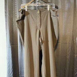 Zenergy Crop Pants Brown Chico's Size 3; Adjustable Ankles